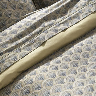 Housse de couette ÉVENTAILS ARGILE Garnier Thiebaut