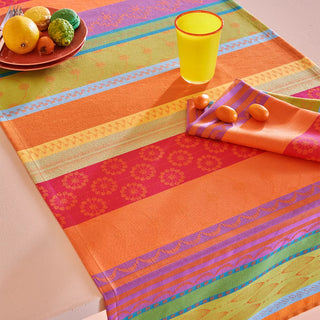 Nappe enduite sur mesure MILLE BRODERIES SAMBA Garnier-Thiebaut