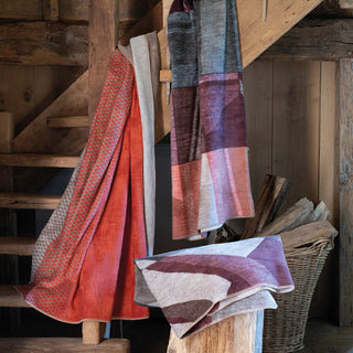 Plaid MEDLEY BRIQUE Garnier-Thiebaut